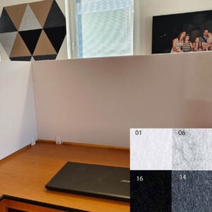 Bilnora boční dělicí panel na stůl 120×60×1,2 cm