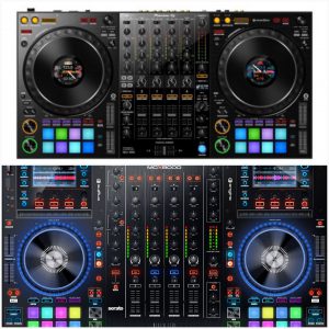Ovladače Denon DJ-MCX8000 vs Pioneer DJ DDJ-1000 Dj