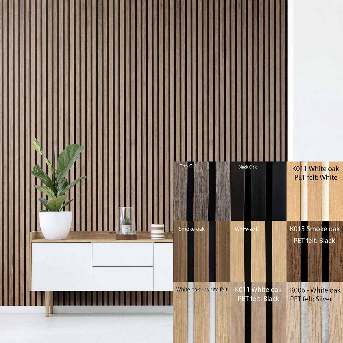 FREJA Akustický panel na strop 240x60x2,2 cm. - Můžeme také vyrobit zakázkové velikosti