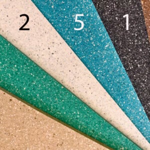 Mimořádně hustá, barevná, samolepicí houbová deska Elitexa pohlcující zvuk Barevná škála