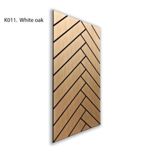 Akustický nástěnný panel se samolepicí zadní stranou ve světlém dubu