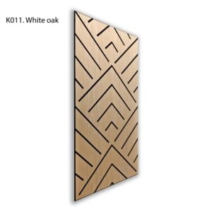 Akustický nástěnný panel se samolepicí zadní stranou ve světlém dubu