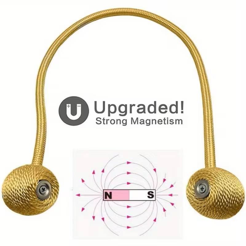 držák na závěsy se silným magnetem