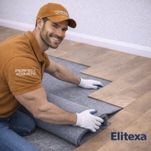 koberec s extra hustou zvukovou a tepelnou izolací 7mm